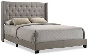 Bassett custom upholstered beds description. Brady Upholstered King Bed The Brick