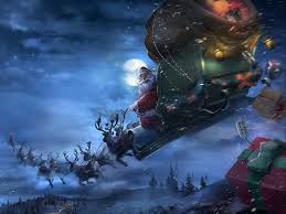 Maybe you would like to learn more about one of these? Download Wallpaper 800x600 Santa Claus Reindeer Sleigh Flying Gifts Christmas Pocket Pc Pda Hd Background