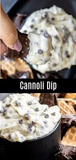 This Creamy Cannoli Dip Is Made With Ricotta And Mascarpone And Italian Cream Cheese And C Cannoli Dip Best Easy Dessert Recipes Cream Cheese Recipes Dessert