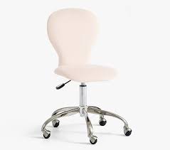 Combined with the fuzzy pot vase, it allows to create totemic chromatic compositions. Brushed Nickel Base Round Upholstered Kids Desk Chair Pottery Barn Kids