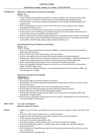 process / controls engineer resume