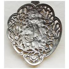 Large Antique Sterling Marshall & Fields Co Serving Spoon