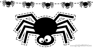 Araña Halloween Para Colorear