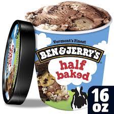Ben Jerry S Ice Cream Half Baked 16 Oz Walmart Com