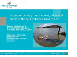 Rivers, creek, lakes & ponds 2015 Richard Sharp Presentation