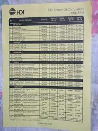 Daftar Harga Produk Hdi Silahkan Isi Toko High Desert Facebook