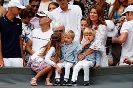 Roger federer's wife and roger federer's kids are starting to get some attention, now that he's on yet another winning streak. Roger Federer S Two Sets Of Twins Steal Show At Wimbledon With Cheeky Antics But He Wouldn T Have It Any Other Way Mirror Online