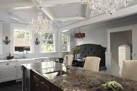 White cabinets are an excellent choice for your kitchen remodel since it's such a it pairs well with warm tones such as tan or brown, and pleasantly contrasts cool blue what countertop looks best with white cabinets? Brown Kitchen Island With Brown Marble Countertops French Kitchen