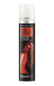 Check spelling or type a new query. Hair And Body Spray Uv Red Uv Activated Body Spray For Cool Makeup Effects Horror Shop Com