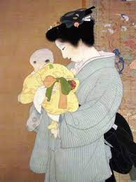 Her real name was uemura tsune. Madre Y Nino De Uemura Shoen 70x52cm Replicas De Cuadros