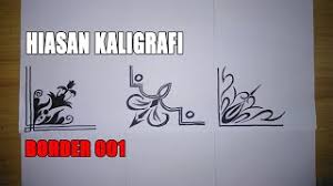 Ajang kaligrafi dalam mtq (musabaqah tilawatil qur'an) biasanya melombakan 3 cabang yaitu : Contoh Hiasan Pinggir Hiasan Kaligrafi Yang Mudah Dan Cute766