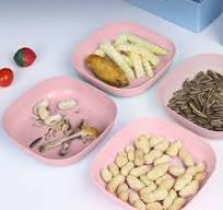 200 Pieces Disposable Rectangle Plates White Rectangle ...