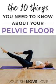 10 Things You Need To Know About Your Pelvic Floor Nourish Move Love In 2020 Pelvic Floor Floor Workouts Pelvic Floor Exercises