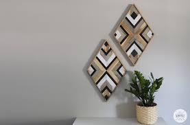 Make a piece of geometric origami wall art with sonobe units. Diy Scrap Wood Wall Art Diy Huntress