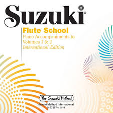 Suzuki Flute School Cd Volume 1 2 Piano Acc