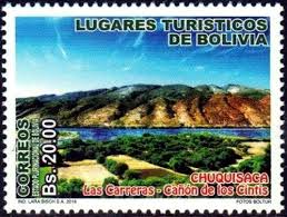 Stamp Canon De Los Cintis Bolivia Bolivia World Stamp