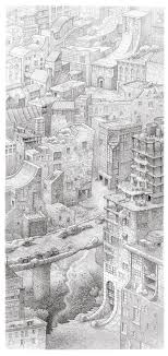Mathew Borrett Drawings Uptown Trail City Art City Artwork Drawings