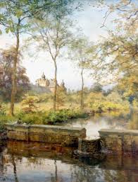 Tholen W B Willem Bastiaan Tholen De Beek Bij Huize Cannenburgh Olieverf Op Doek 76 3 X 60 3 Cm Gesigneerd Links Landschappen Olieverf Op Doek Schilderij