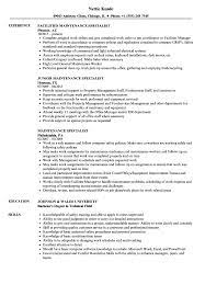 Develop process improvements to increase equipment reliability and performance, and work with senior leadership to define and achieve business goals. Maintenance Specialist Resume Samples Velvet Jobs