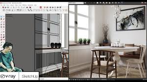 Vray Next For Sketchup Render Interior Daylight Interior House Interior Interior Rendering