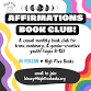 Affirmations Book Club (Ages 8-12) — Translate Gender event image