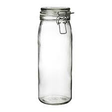 Ikea Korken Jar With Lid The Jar Has An Airtight Seal Which Makes It Perfect For Preserving Food Storage Containers Food Storage Organization Kitchen Jars