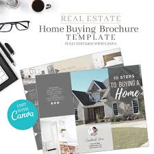 House Buying Brochure Real Estate Home Buyer Real Estate Buying Real Estate Marketing Realtor Marketing Tools Canva Editable In 2020 Home Buying Realtor Marketing Real Estate Buying