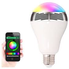 2 In 1 Led Light Bulb Bluetooth Speaker Walmart Com Smart Bulb Smart Light Bulbs Bluetooth Light