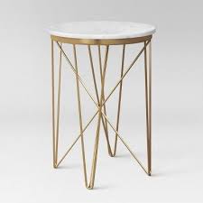 Marble Top Round Table Gold Project 62 Marble Accent Table Marble End Tables Small End Tables
