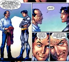 You know if it shows in the comics that Dick is a very "hug" person? Like  he is the type of person that likes touch when it...