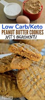 You Won T Believe These Simple 3 Ingredient Peanut Butter Cookies Are Low Carb At Low Carb Peanut Butter Cookies Keto Cookie Recipes Keto Peanut Butter Cookies