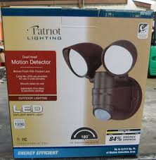 2020 popular 1 trends in lights & lighting, home & garden, automobiles & motorcycles, security & protection with dual head motion sensor and 1. Patriot Outside Light With Motion Detection Herc U Lift St Cloud December K Bid