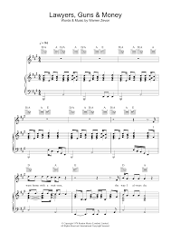 Lawyers, guns, and money chords by warren zevon with chords drawings, easy version, 12 key variations and much more. Warren Zevon Lawyers Guns And Money Sheet Music Download Pdf Score 33893