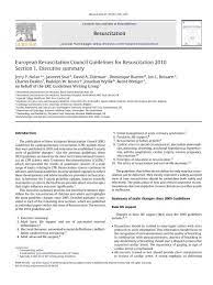 Check out all listings for executive officer jobs! European Resuscitation Council Guidelines For Resuscitation 2010