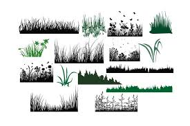 Grass Silhouette Graphic By Retrowalldecor Creative Fabrica