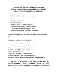 TODOS COMPROMETIDOS CON LA INVESTIGACION 2015IIP by reposituriounicolombo