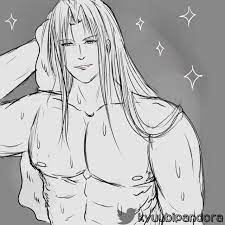 Kyuubi's Art — Sephiroth fresh from the shower
