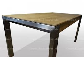 Mangoholz massiv baumkantentisch esszimmertisch tisch tree top spider 160 x 90cm. Tisch Eiche Massiv Ausziehbar 160 X 90 Cm Edelstahl Tischmoebel De