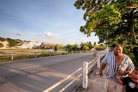 Rapacious mining stripped 80% of nauru, leaving its land unusable. Nauru Nauru Streets Of The World