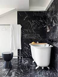 Wooden countertops and storerooms with smooth black finish for a variety of bathroom styles. Look We Love Black Marble In The Bathroom Black Marble Bathroom Marble Bathroom Designs Amazing Bathrooms