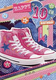 Free shipping on orders over $25 shipped by amazon. Designer Greetings Pink Sneakers Age 10 10th Birthday Card For Girl Walmart Com Walmart Com