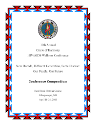 10th Annual Circle of Harmony HIV/AIDS Wellness Conference New Decade,  Different Generation, Same Disease: Our People, Our Futu
