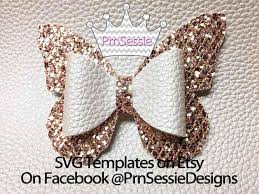 The template set includes an svg file for cricut, a dxf file for silhoutte, and a printable pdf file for hand cutting. Digital Svg Dxf Pdf Butterfly Bow Template Butterfly Bow Etsy In 2021 Custom Hair Bow Handmade Hair Bows Hair Bows