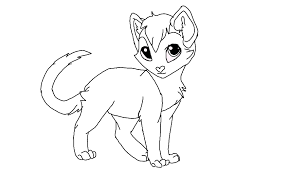 Cats are not only fur babie. Anime Warrior Cat Coloring Pages Coloringme Com