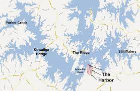 Lake martin, alexander city, al. Map Of Lake Martin Al Maping Resources