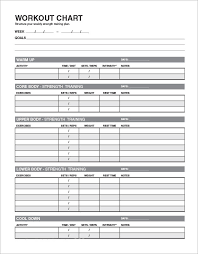 Workout Calendar Template Cycling Studio