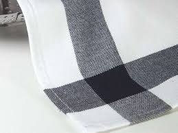 Set de 8 ó 16 paños de cocina a cuadros en tejido real teñido con fondo blanco. Comprar Pano Cocina Selecto Negro De Pascuet En Textil Panos Cocina De La Tienda Crisol Hosteleria Y Hogar Profesional