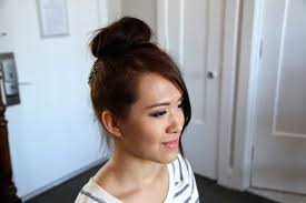 For those of you who want to try short hair, this is a great option. 5 High Bun With Bangs For Your Next Hairdo Hairstylecamp