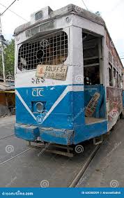 Tram in Kolkata, India editorial stock ...