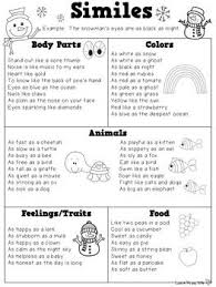 Are You Teaching Your Students How To Write Similes Teaching Figurative Language Specifica Simile Activities Figurative Language Teaching Figurative Language